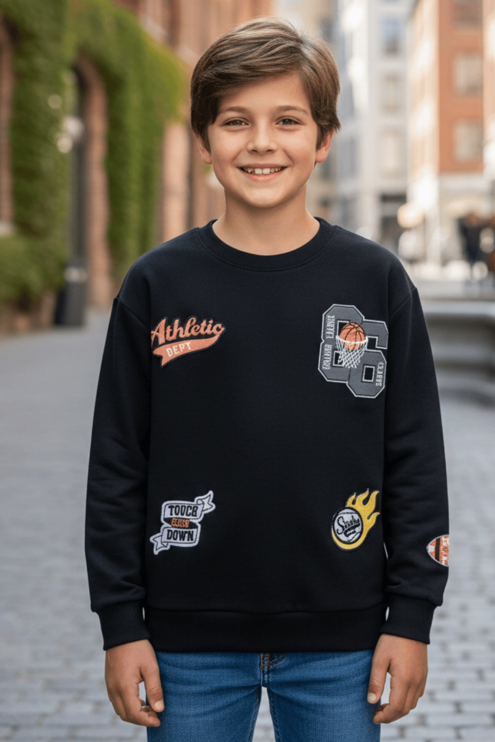 Siyah  Sweatshirt 9  Yaş