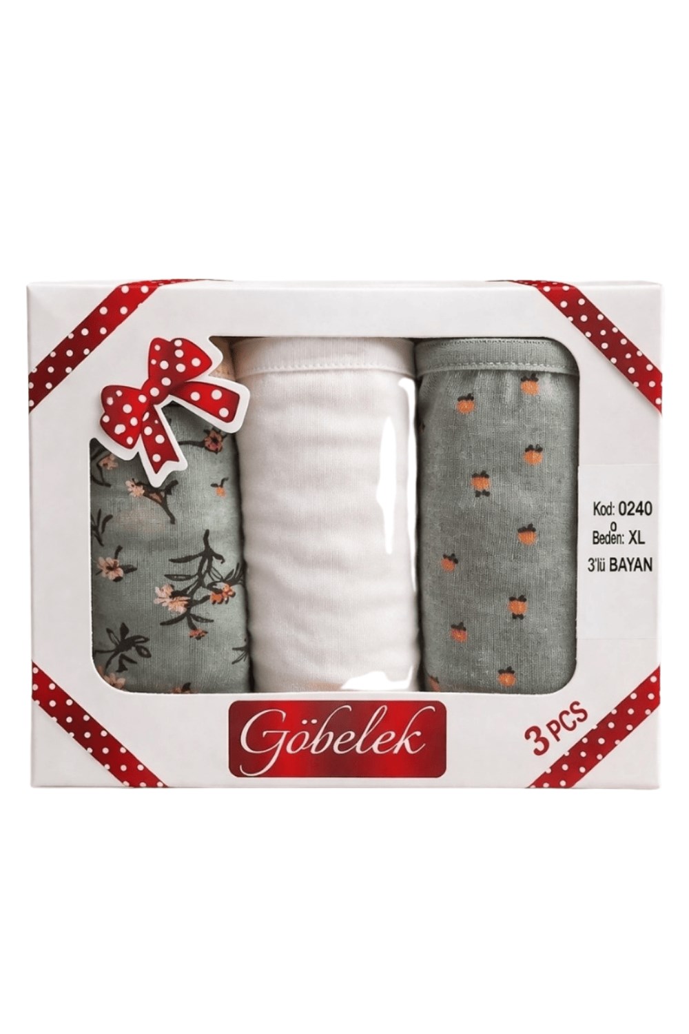 Bikini XL Bayan 3'Lü Çamaşır